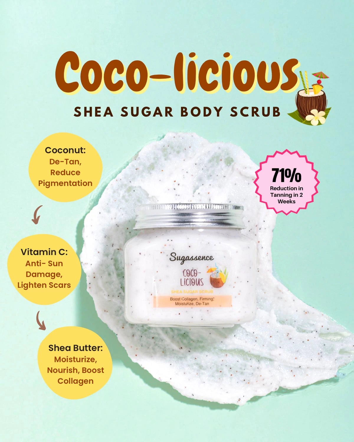 Coco-licious – Shea Sugar Scrub